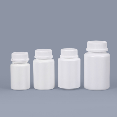 comprare Stampa a schermo di seta Bottiglie di plastica rotonde per pillole per medicinali Imballaggi farmaceutici fabbricazione online