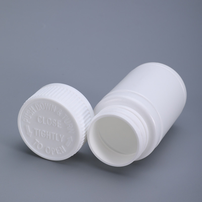comprare 112 ml contenitore di bottiglia di plastica in HDPE rotondo piccolo con tappo di sicurezza per bambini fabbricazione online