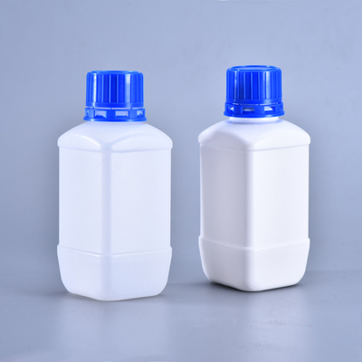 comprare Indicatore per le bottiglie di plastica bianche di laboratorio HDPE vuote per la conservazione dei liquidi fabbricazione online
