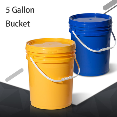 comprare Bottile di plastica di grado alimentare 20L con maniglia di plastica bianca e coperchio sigillato fabbricazione online