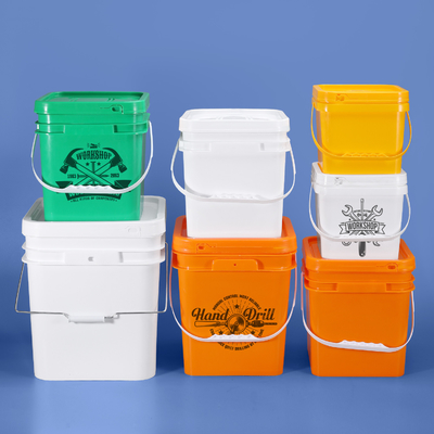 comprare 20 kg di plastica a forma quadrata secchio di succo con rubinetto per imballaggi di bevande fabbricazione online