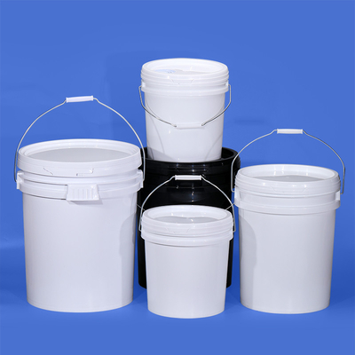 comprare Stampa a schermo di seta 1L-50L Plastic Bucket Pack PP Bucket con coperchio e maniglia metallica di ferro fabbricazione online