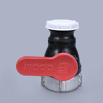 comprare Valvola a sfera per serbatoio IBC in HDPE UMETASS DN50 con presa di scasso rapida per prestazioni fabbricazione online