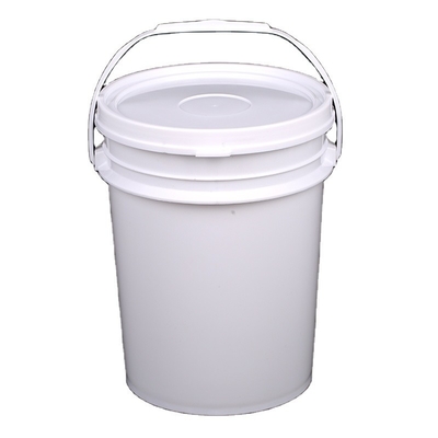 comprare Bottile da pesce in plastica rotonda bianca da 5 kg, riutilizzabile e indistruttibile, con coperchio e maniglia fabbricazione online
