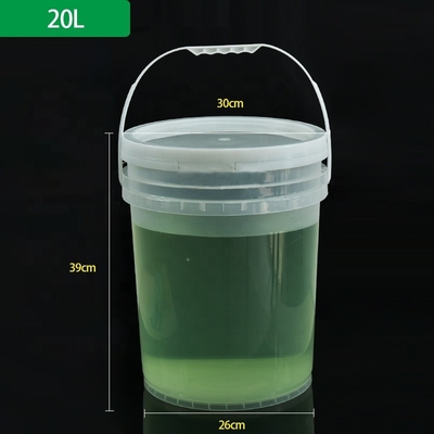 comprare Sigillatura di popcorn 5 galloni Acqua chiara secchio di rivestimento Logo personalizzato Rotondo per l' imballaggio fabbricazione online