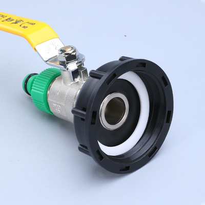 comprare Collegatori di acqua da giardino Adaptatore di rubinetto in ottone per valvola del serbatoio IBC fabbricazione online