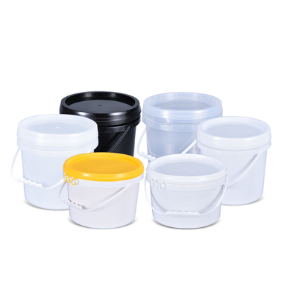 comprare 5000ml imballaggio rotondo in plastica contenitore di secchio d'acqua per alimenti e logo personalizzato fabbricazione online