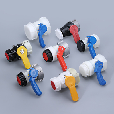 comprare IBC Serbatoio Tote Adapter serbatoio di scarico dell'acqua con filtro grossolano PP valvola a sfera DN40 DN50 DN60 fabbricazione online