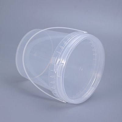 comprare Acqua rotonda trasparente PP Plastico secchi di secchio imballaggio con coperchio fabbricazione online