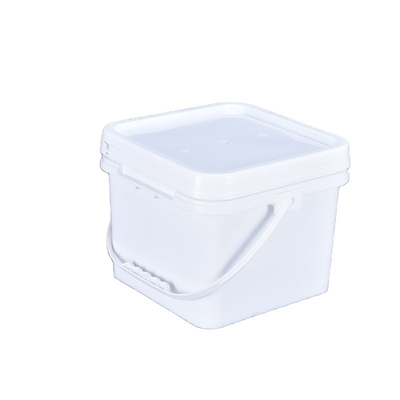 comprare Stampa su misura Stampaggio a iniezione Bocchetto di plastica quadrata con coperchio Disegno del logo bianco fabbricazione online