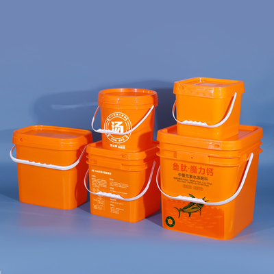 comprare Imballaggio alimentare Spuntini Barili di plastica quadrata in PP con capacità di 5L 10L 13L 16L 25L fabbricazione online