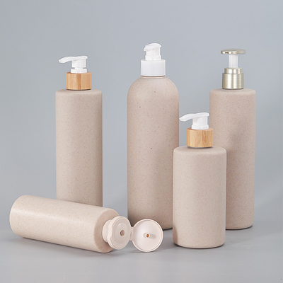comprare Materiale di base di paglia di grano Flip Top Cap Bottle per imballaggio di lozione personalizzato fabbricazione online