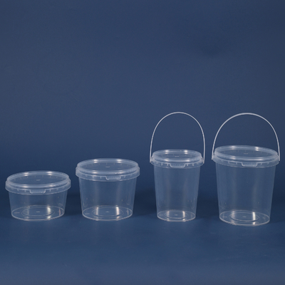 comprare Botti di plastica trasparenti per la conservazione degli alimenti da 450-900 ml con coperchio fabbricazione online