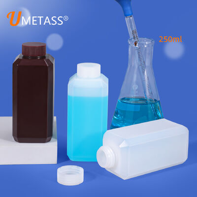 comprare 250ml Wide Neck Square Bottle for industrial laboratories Reagent Containor fabbricazione online