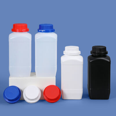 comprare Food-grade Plastic Bottle 1.5L Square Wide Mouth Hdpe Bottle For Chemical Reagent Ink Powder fabbricazione online