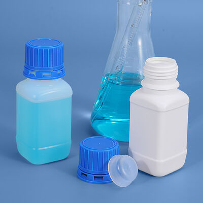 comprare Bottiglia di reagenti per esperimenti scientifici in plastica quadrata da 100 ml fabbricazione online