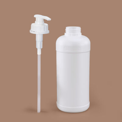 comprare Bottiglia di pompa di plastica da 1L Bottiglia di HDPE per imballaggio di shampoo con spruzzatore di pompa per liquidi fabbricazione online