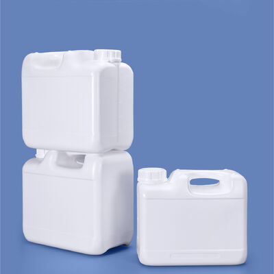 comprare Ingrosso 3L 5L HDPE impilabile Jerry Can con tappo a vite e guarnizione di foglio vuoto barile di stoccaggio di idrosol chimico di plastica fabbricazione online
