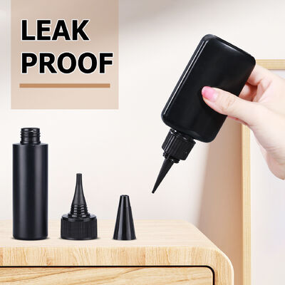 comprare Fabbrica all'ingrosso Black HDPE Liquid Super Glue Medicine Bottle Squeeze Dropper Anticorrosione Screen Printing Trattamento superficiale fabbricazione online