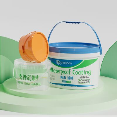 comprare Ingrosso 10L Oval Plastic Recyclable Storage Paint Bucket con manico e coperchio fabbricazione online