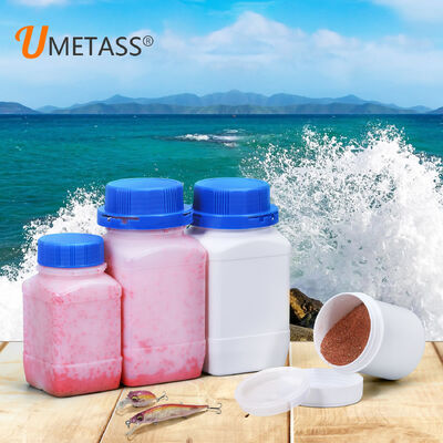 comprare Bottiglia quadrata in HDPE di ampio diametro 250ml 500ml 1L 1.5L perfetto Esca per la pesca Bottiglia di grande calibro Comodo da riempire e prendere fabbricazione online