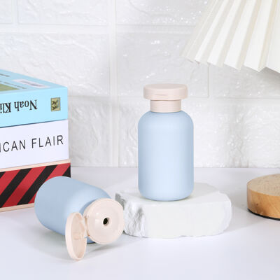 comprare Luxury Green Blue Pink 100~500ml Cosmetici Minisize Shampoo per la cura della pelle Conditioner Lozione per il corpo Squeeze Bottiglia di viaggio con tappo Flip Top fabbricazione online