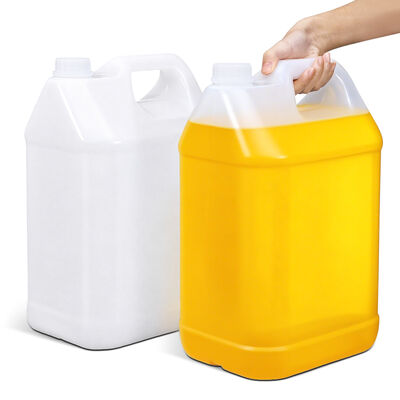 comprare 10L HDPE Plastic Jerry Can per il trasporto di olio acqua vino e spezie in stampo Etichetta di stampa bianco nero blu traslucido di plastica F-Style fabbricazione online