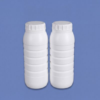 comprare Bottiglia in HDPE Coex ad alta barriera con tappo a vite con rivestimento in foglio di alluminio per liquidi chimici fabbricazione online
