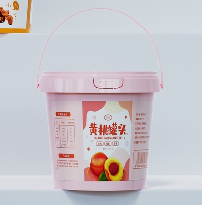Bottile di plastica di grado alimentare IML da 7 galloni per la conservazione del burro di cioccolato con coperchio
