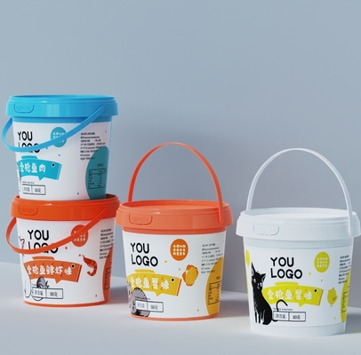 Barattolo trasparente 300ml-5L per burro di arachidi burro di karitè salse alimentari imballaggio buona tenuta -20C-120C