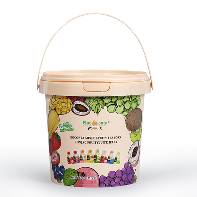 Contenitore IML a catena fredda rotondo da 300 ml-5L con logo personalizzato per cioccolato e salse alimentari