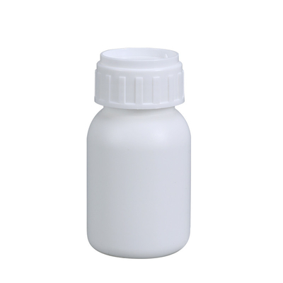 Bottiglia rotonda portatile di 50 ml di HDPE fluorinato per la distribuzione di medicinali agricoli