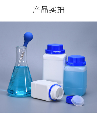 Contenitori di plastica per prodotti chimici di laboratorio
