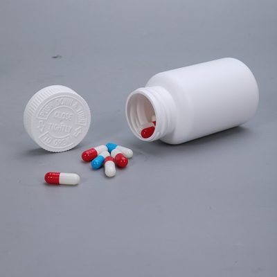 Bottiglia rotonda industriale Vitamina Capsula Bottiglia di plastica con tappo a vite per medicina
