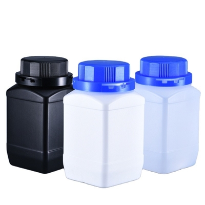 Bianco Traslucido Nero Laboratorio Scientifico Bottiglie Larghe Bocca Bottiglie Di Plastica Per Reagenti Liquidi