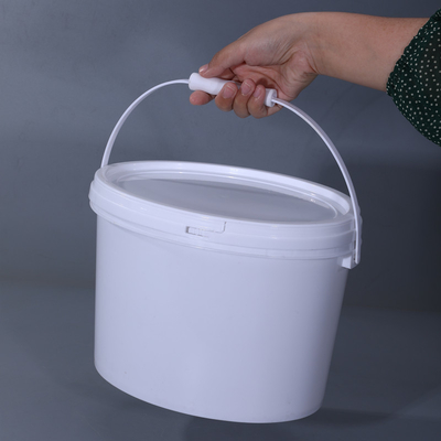 Tamburo rotondo per la conservazione dei prodotti alimentari con manico e coperchio 6L/10L/17L/19L capacità campione