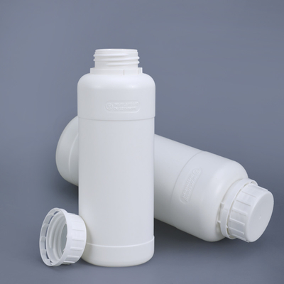 HDPE 500 ml bottiglia fluorinata spessa per imballaggi di reagenti chimici e solventi organici