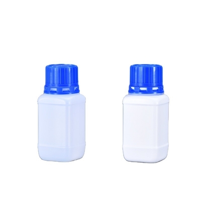 Bottiglia di reagente di laboratorio di plastica HDPE quadrata vuota 125 ml impermeabile