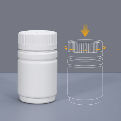 Bottone di plastica a capsula vuota da 120 ml con coperchio a prova di bambino