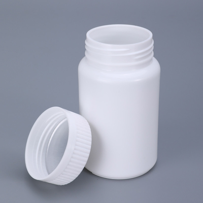 Contenitore di stoccaggio per pillole vuote in HDPE da 100 ml Bottiglia cilindrica di plastica con coperchio a vite