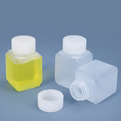 Cappuccio a vite Reagente biologico Hdpe Bottiglie di plastica Solventi chimici 125 ml