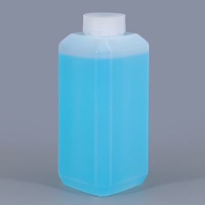 Bottiglia di reagenti di laboratorio in plastica quadrata da 500 ml per lo stoccaggio e la distribuzione di prodotti chimici liquidi