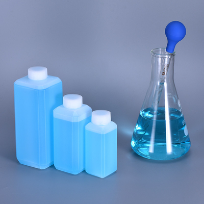 500 ml bottiglie di reagenti quadrati in plastica HDPE a doppia parete per la stampa in laboratorio