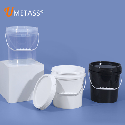 10L secchio di plastica con coperchio anti-manipolazione per il materiale lubrificante più sottile capacità 10L