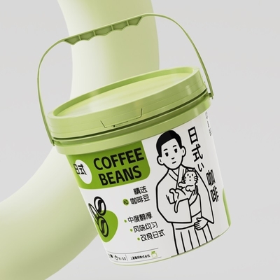 2L 3L 4L 5L mini secchi di plastica per yogurt biscotti biscotti contenitori per animali domestici