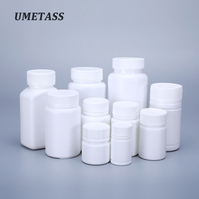 UV resistente 150ml 5oz impermeabile vuoto HDPE vitamina olio di fegato di merluzzo pillola di medicina rigida bianca mini custodia di plastica