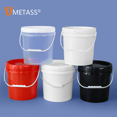 Bottile di vernice in plastica alimentare da 10 litri con coperchio e maniglia contenitore a prova di manomissione