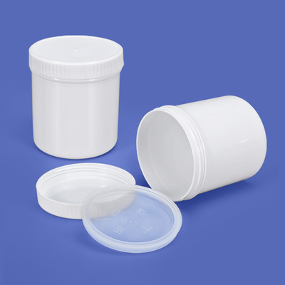 300 ml 400 ml 500 ml Bottiglie di plastica bianche con sigillo interno di sicurezza e adesivi