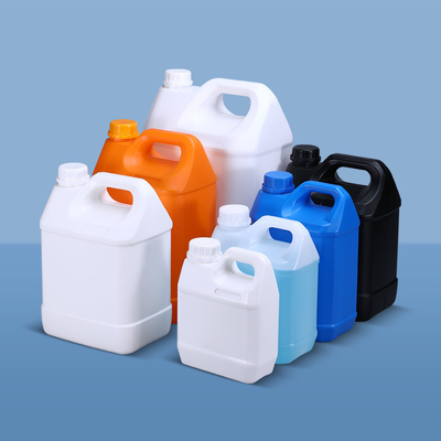 Bottiglie trasparenti in HDPE da 5 litri, tamburo di olio, lattina di plastica, contenitore di acqua, di qualità alimentare, vuoto