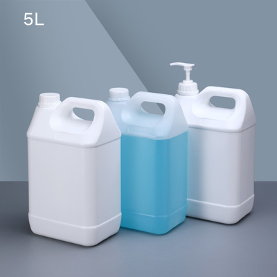 Trasparente 5L vuote bottiglie di HDPE tamburo di olio Jerry può contenitore di acqua di plastica di qualità alimentare